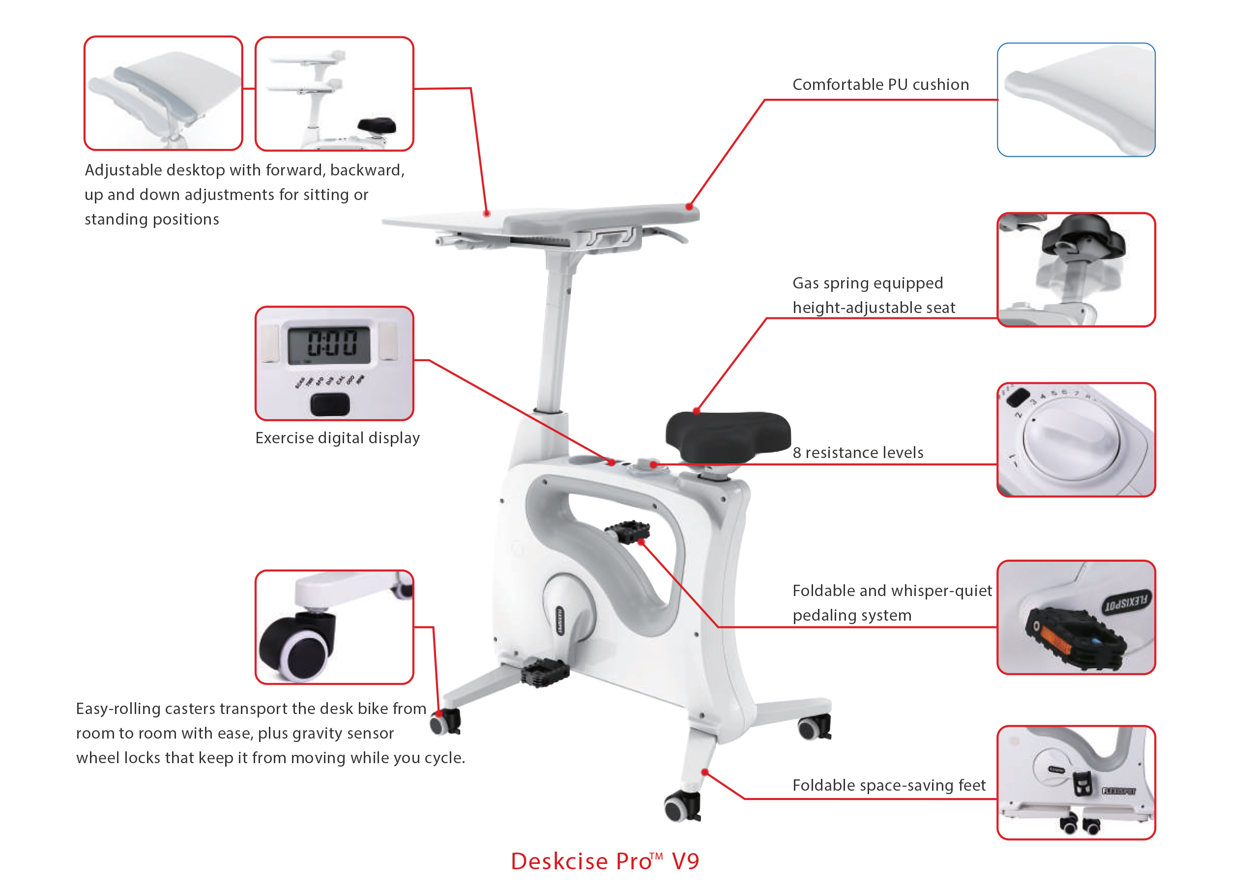 flexi desk bike